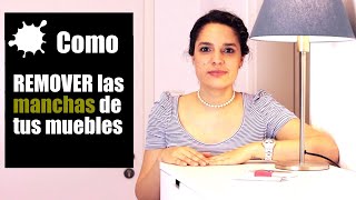 Como quitar manchas de tus muebles blancos IKEA II SARA MORA [upl. by Karry]