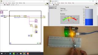 Comunicación ARDUINO y LabVIEW 6  Entrada Analogica [upl. by Acinyt816]