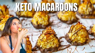 Keto Coconut Macaroons Easy Low Carb Keto Macaroons Recipe [upl. by Koblas]