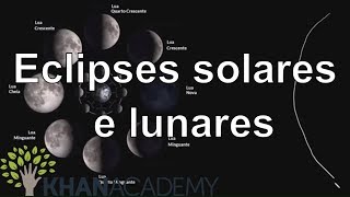 Eclipses solares e lunares  Terra e universo  Khan Academy [upl. by Sochor]