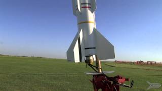 First Aerotech Strong Arm Model Rocket Launch At MAM Field [upl. by Aivatan]