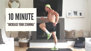 HOW TO RUN LONGER  Home Workout to IMPROVE STAMINA [upl. by Mildrid730]