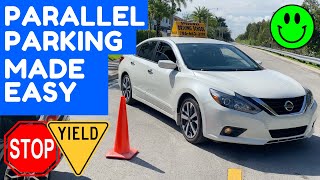 HOW TO PARALLEL PARK FOR BEGINNERS PARALLEL PARKING [upl. by Nolek]