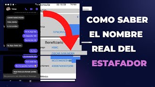 Como Averigua el nombre real del Estafador  Estafas en Redes Sociales [upl. by Carver]