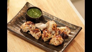 Chicken Malai Kebab  Healthy Recipes with Nutralite Mayo  Sanjeev Kapoor Khazana [upl. by Airotkciv]