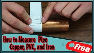 How to Measure Pipe Diameter Size Free Tool Download [upl. by Tamar]