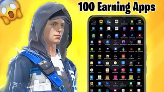 I Install 100 Earning Apps For Redeem Code 🔥 [upl. by Ecnaralc]