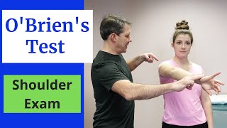 OBriens Test for Labral Tears Shoulder Exams [upl. by Aneerhs580]