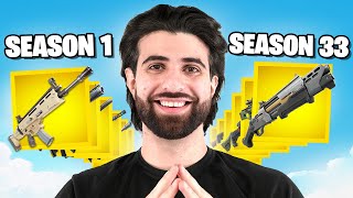 Ranking the BEST Weapon from EVERY Fortnite Season [upl. by Kesley]