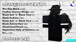 20 Roblox Black Outfits [upl. by Neivad]