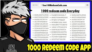 I GOT 1000 REDEEM CODE IN JUST 5 MINUTES [upl. by Aneehc]