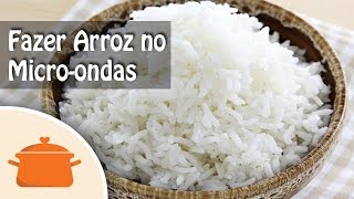 Como Fazer Arroz no Microondas  Receita Prática [upl. by Esinaej446]