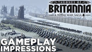 Total War Saga Thrones of Britannia — GAMEPLAY amp IMPRESSIONS [upl. by Ijic91]