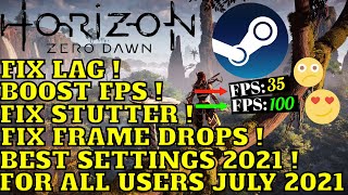 Horizon Zero Dawn  How to Fix FPS Drop and Increase Performance On Any PC July 2021 [upl. by Machute175]