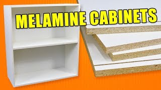 Economy Cabinet Making with Melamine How to Build Cabinets [upl. by Poucher]