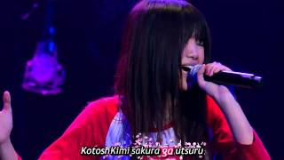 Sakura  Ikimonogakari Live Japanese Lyrics [upl. by Aiekam]