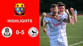 Caerleon 05 Cwmbrân Town  Gwent FA Senior cup  Quarter final highlights [upl. by Elise]