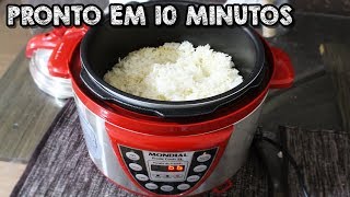 COMO FAZER ARROZ NA PANELA DE PRESSAO ELETRICA [upl. by Reddy]