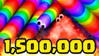 SLITHERIO 1500000 WORLD RECORD SPECIAL Slitherio Team Gameplay [upl. by Neilson]