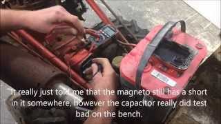 Gravely Walk Behind Tractor  Troubleshooting WICO Magneto [upl. by Desdemona]