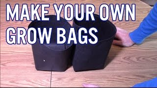 How To Make Your Own Grow Bags [upl. by Ayerim]