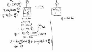 UnsteadyState Energy Balance Steam Tables [upl. by Alleon]