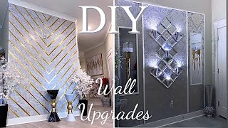 WALL UPGRADES IN A RENTAL HOW TO COVER LARGE WALLS HOME IMPROVEMENT DIY [upl. by Madaih]