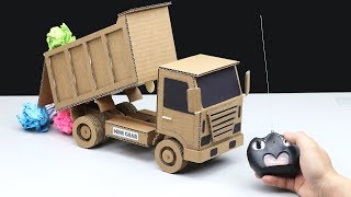 How to Make Amazing Dump Truck  Powered Dump Truck DIY [upl. by Brenan376]