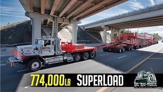 774000 lb Transformer Superload  Beyel Brothers Crane amp Rigging [upl. by Alexandra]