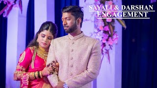 Sayali amp Darshan  Bride Engagement Highlight  VIYA FILMS [upl. by Fonville]