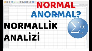 3 Normallik analizi Kolmogorov Smirnov ShapiroWilk Skewness Kurtosis Histogram Detrended [upl. by Giana]