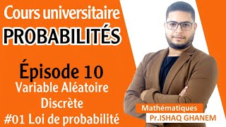 Probabilités  Variable Aléatoire Discrète Partie 3 EP01 [upl. by Azral47]