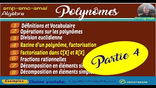 Racines dun polynôme et factorisation partie 4 [upl. by Kleeman]