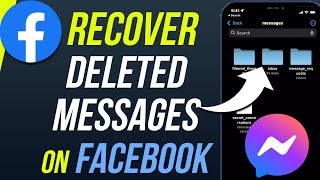 How to Recover Deleted Facebook Messages [upl. by Ahsiryt]