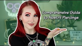 Comprehensive Guide to Nostril Piercings [upl. by Aretina]