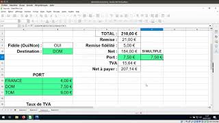 Tuto vidéo  Utiliser la fonction SIMULTIPLE dans LibreOffice Calc [upl. by Esdnil741]