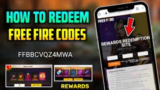 How To Redeem Free Fire Codes  Garena Free Fire Codes Redeem  Ultimate Version [upl. by Naujaj558]