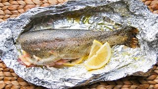 Easy Oven Baked Trout Recipe [upl. by Loss860]