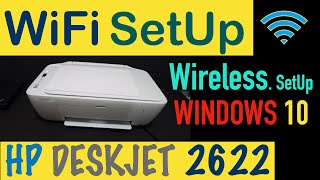 HP Deskjet 2622 WiFi SetUp Wireless SetUp Windows 10 Review [upl. by Udale40]