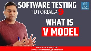 Software Testing Tutorial 9  V Model in Software Engineering [upl. by Nollek]