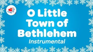 O Little Town of Bethlehem Christmas Carol Instrumental Music With Karaoke Lyrics [upl. by Yblocaj]