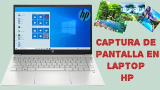 como hacer capturas de pantalla en laptop HP [upl. by Ayiak91]