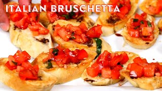 The Easiest Italian Bruschetta Recipe  Italian Bruschetta [upl. by Shae]