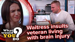 Waitress insults veteran living with brain injury  WWYD [upl. by Romina]