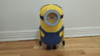 DIY How to make a minion from cardboard [upl. by Atirec877]