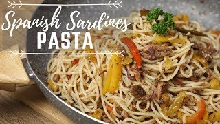 Easy Spanish Sardines Pasta Recipe [upl. by Baudelaire793]