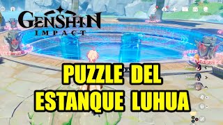 Genshin Impact  Puzzle Estanque de Luhua Palacio Oculto de la Formula Guizang [upl. by Blossom368]