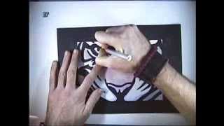 How To Cut a Stencil EASILY [upl. by Rissa]