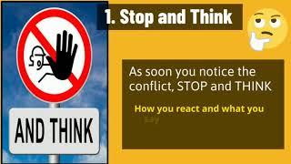 Conflict Resolution  Learning to Deal With Conflict [upl. by Shanks]