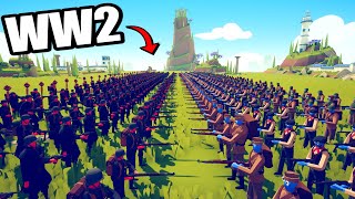 Most Realistic WW2 Battles  TABS  Totally Accurate Battle Simulator [upl. by Eicam]